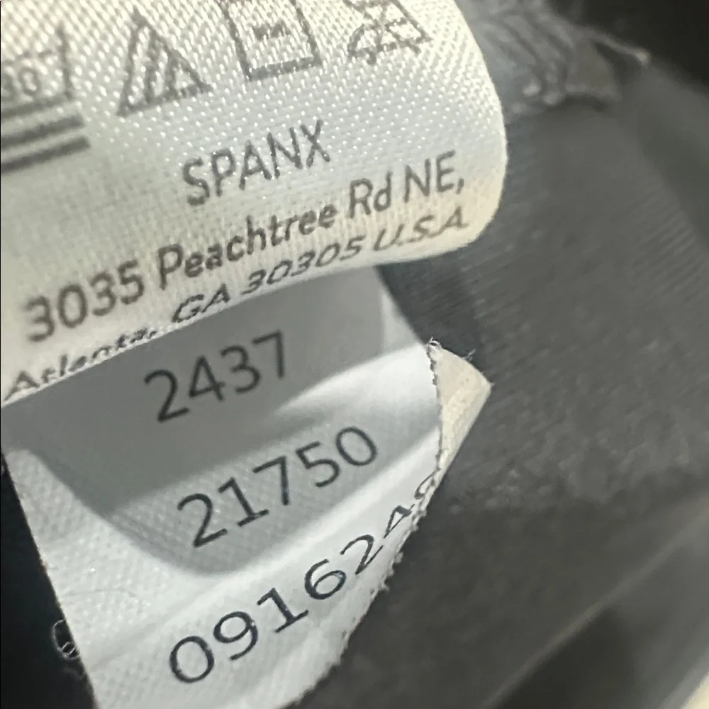 Spanx Faux Leather High Rise Very Black Leggings Size Large - Picture 7 of 8